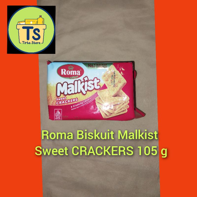 Biskuit Roma Malkist CRACKERS 2 varian rasa Manis dan Gurih Asin