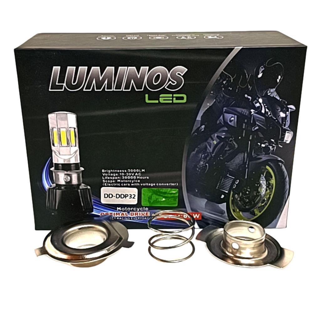 Best! LAMPU LED LUMINOS ORIGINAL 6 SISI LAMPU DEPAN LED AC / DC MOTOR MERK LUMINOS ORIGINAL ..