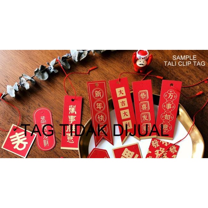 

ern Tali Hang Tag Souvenir Kado Natal Imlek