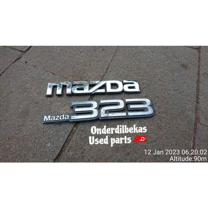 emblem bagasi mazda 323 elite trendy ninalove2122