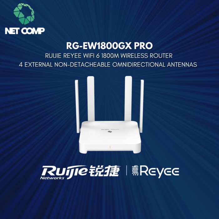 RG-EW1800GX PRO RUIJIE REYEE WIFI6 WIRELESS ROUTER