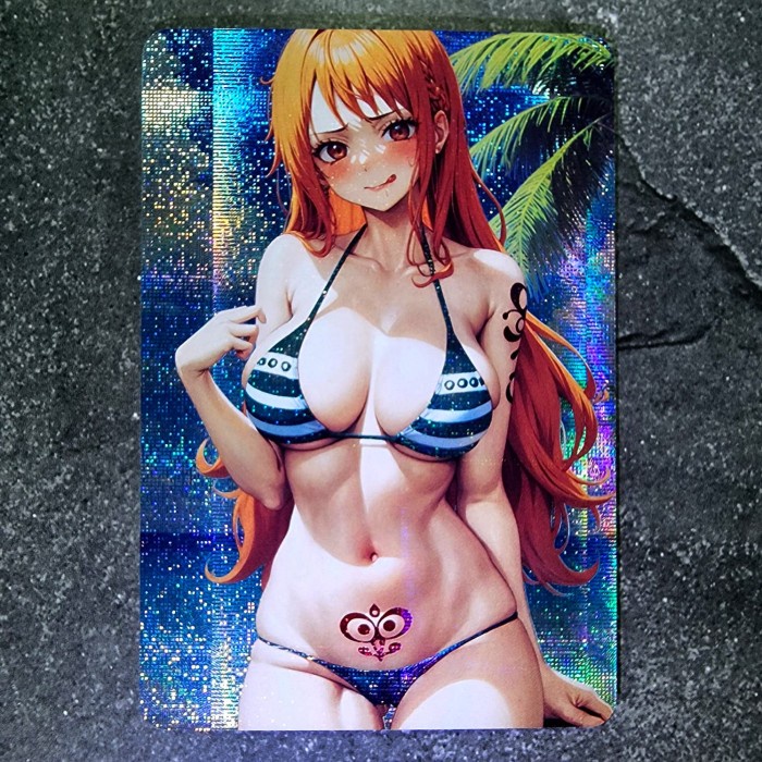 kartu artgerm carddass masters nami one piece hologram rare rerekeke85