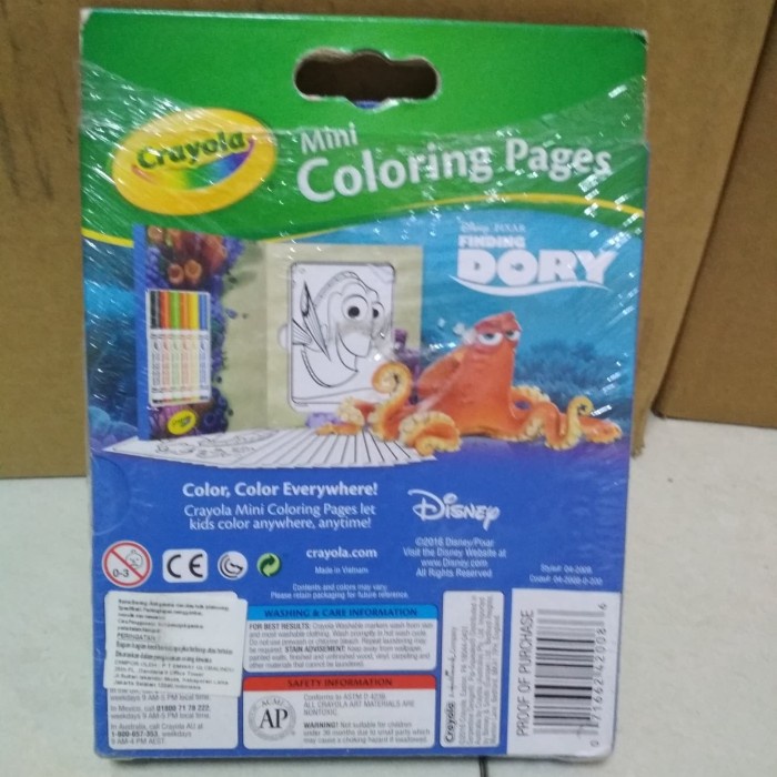 

crayola mini coloring pages finding dory