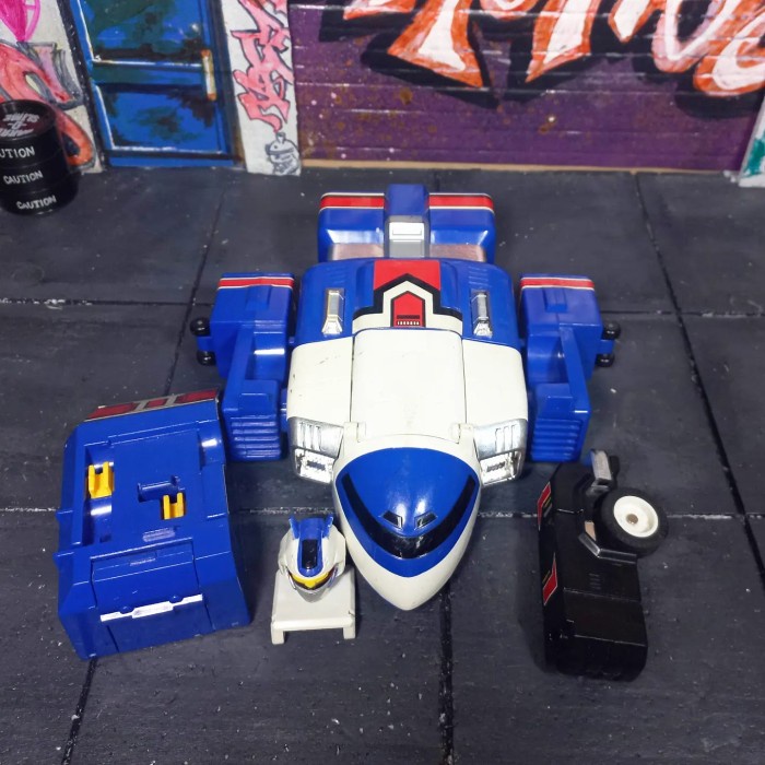 part robot rare turborangers megazord power rangers vintage original rerevika93