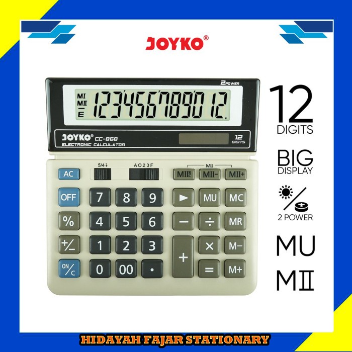 

Terbaru Kalkulator - Calkulator 12 Digit Promo Terlaris