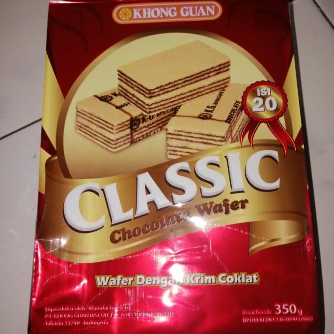 

Khong Guan Classic Chocolate Wafer/Wafer Coklat