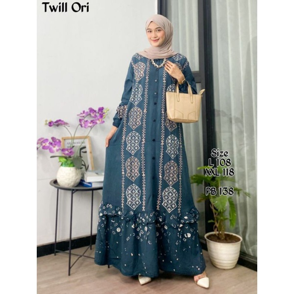 GAMIS TWILL ORI PREMIUM TALI SAMPING GAMIS TWILL