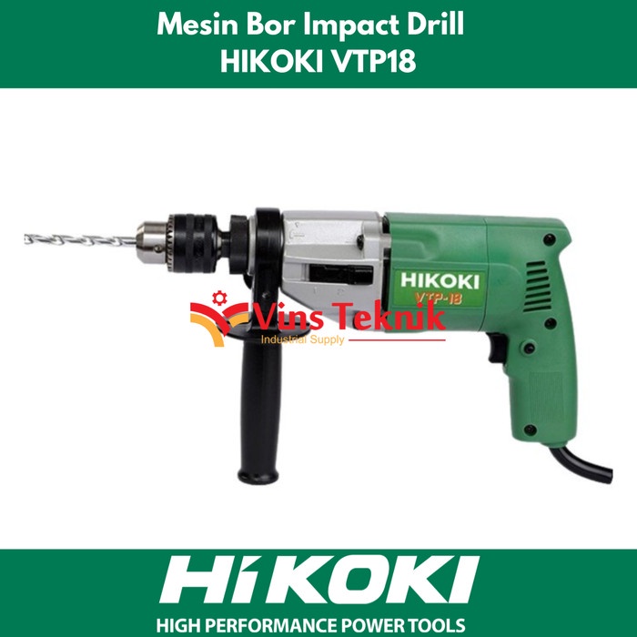 ✅Baru Vtp 18 Hitachi-Hikoki Vtp18 Mesin Bor Beton 18Mm Impact Dril Berkualitas
