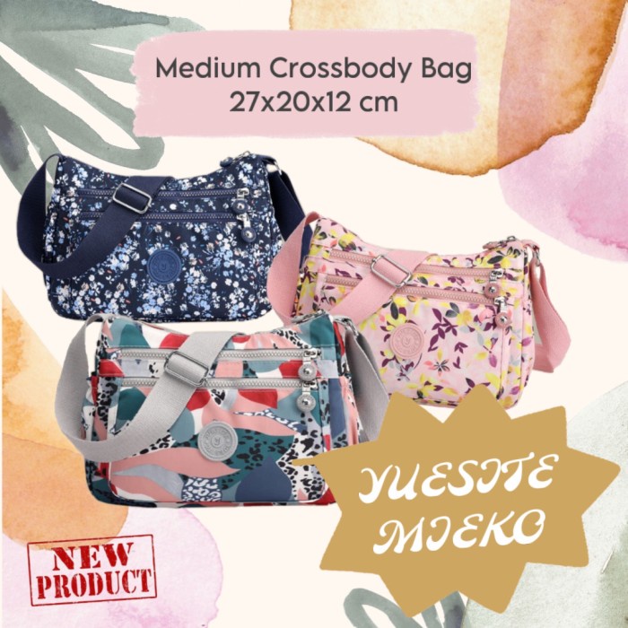 Yuesite Mieko Tas Selempang Sling Bag Medium Crossbody Bag ORIGINAL 100%