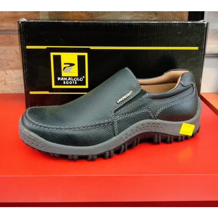 SEPATU KULIT PAKALOLO BOOTS N8815 HITAM SEPATU KERJA PRIA ORIGINAL ORIGINAL