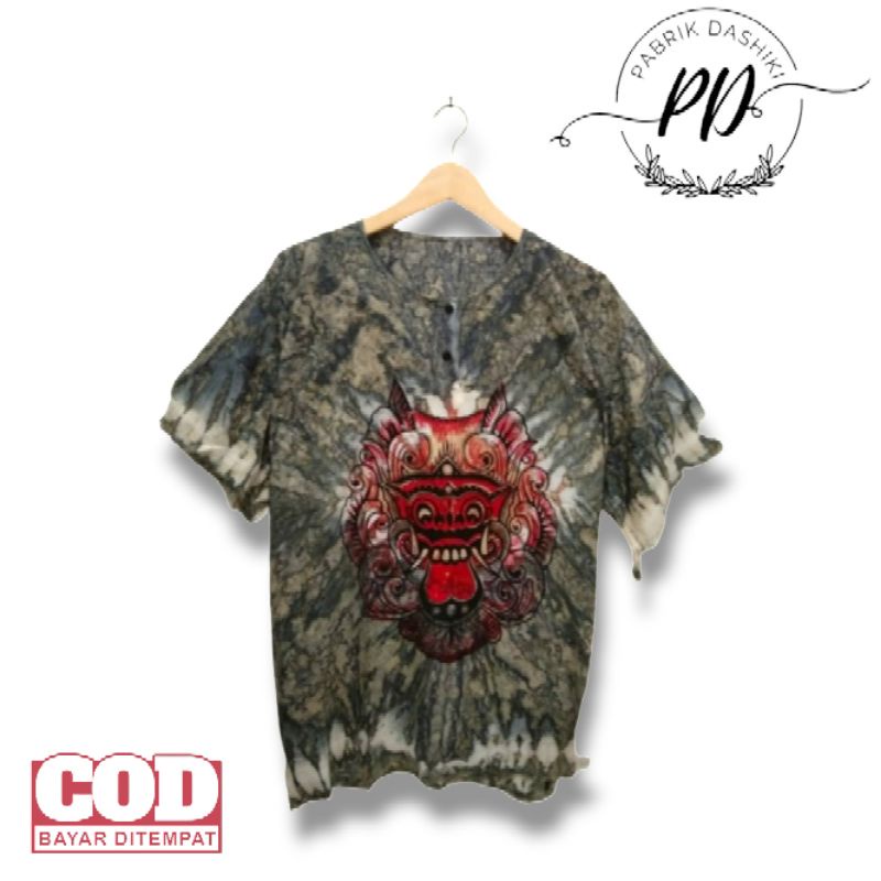 Baju barong bali abstrak/ baju pria wanita/ baju kaos barong bali