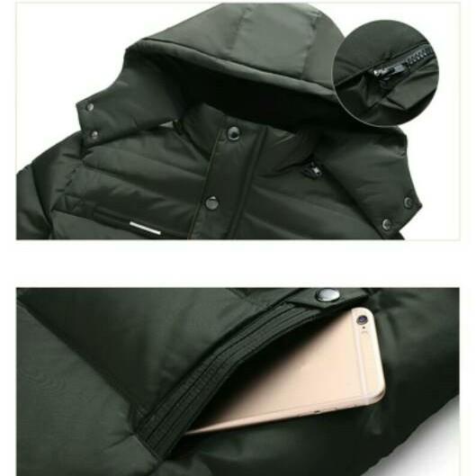TERLARIS - JAKET WINTER COAT PRIA/ MUSIM DINGIN/ BULU TEBAL
