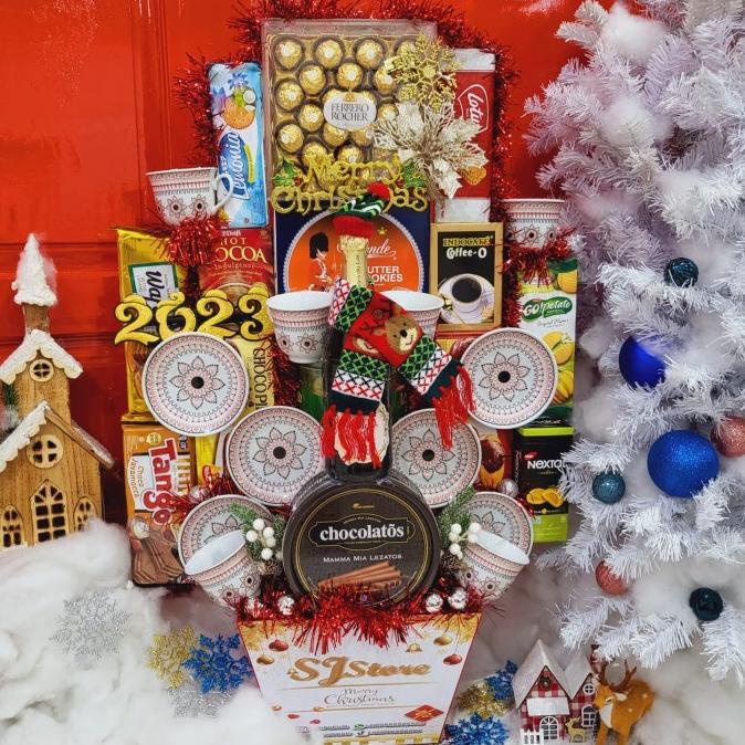 

Terlarisss - Paket Dekorasi Hampers Natal Christmas Parcel Hadiah Kue Kering 277 - Langsung Kirim
