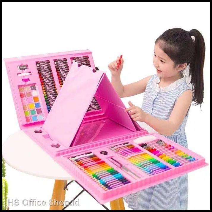 

HOT DEAL ALAT LUKIS SET 208PCS CRAYON OIL PASTE PENSIL WARNA PENSIL WARNA CAIR !!!