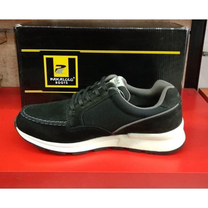 Sale Now Sepatu Kulit Pakalolo Boots N0121 Sepatu Casual Pria Original - Hitam, Pengiriman Cepat