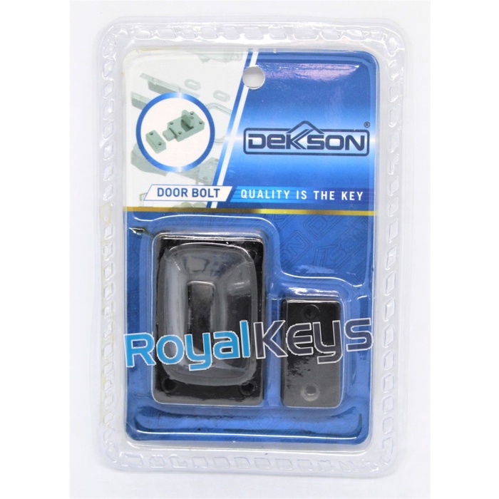 Door Bolt Dekson Dekkson AL 805 AL805 Hitam Grendel Kunci Slot Pintu