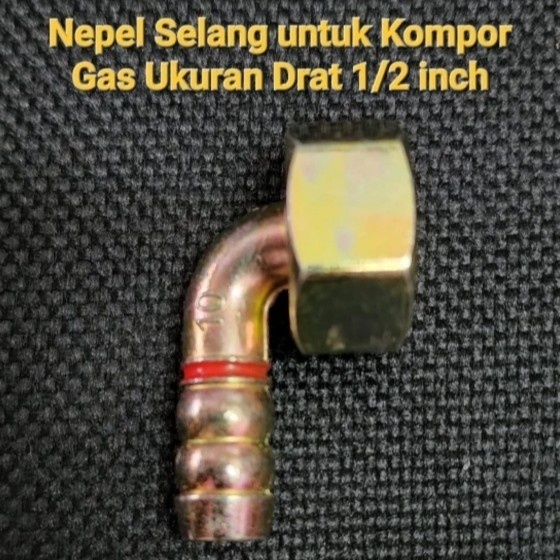 Ready nepel selang/sambungan/pipa kompor gas tanam modena