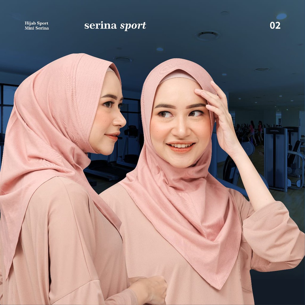 Tiermala - Khimar Hijab Bergo Sport Ni Serina/ Cotton Bamboo Terlaris