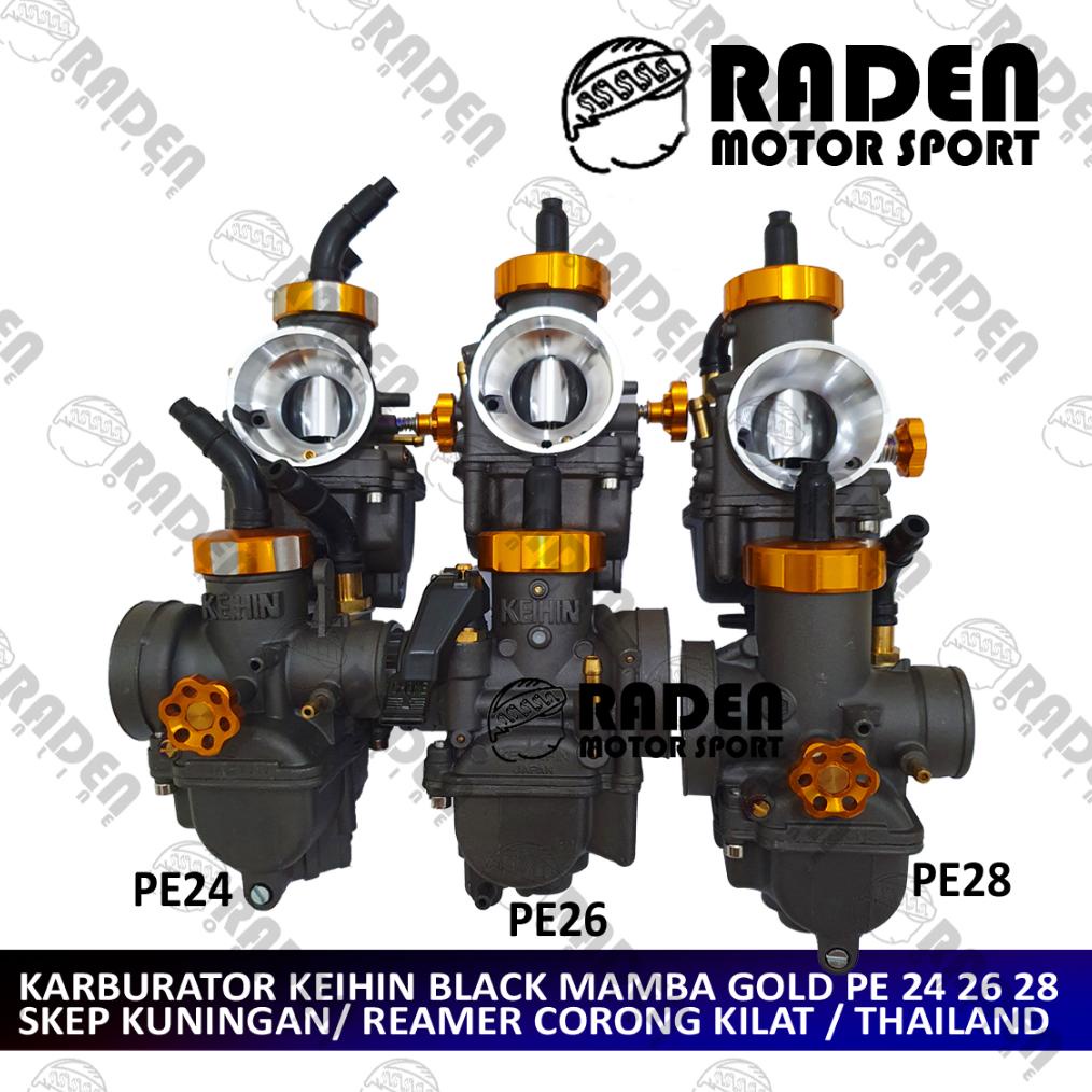 Diskon Bulan Ini (Cod) Karburator Keihin Nsr Hitam Black Pe 24 26 28 Grade Skep Kuningan Kabulator K