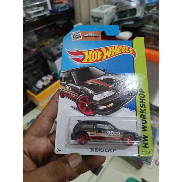 Hotwheels 90 Honda Civic EF 2014 Black