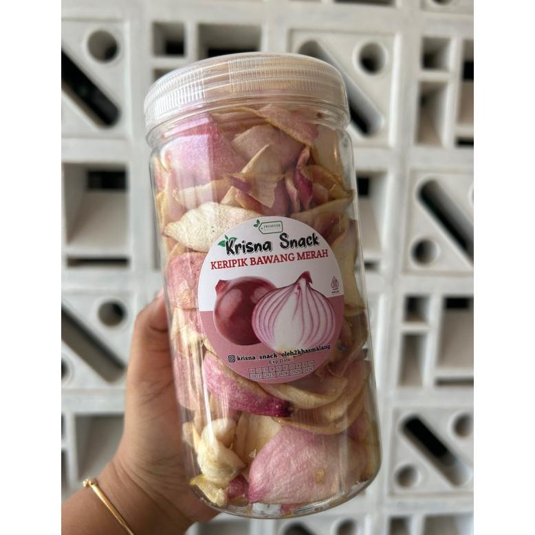KERIPIK BAWANG MERAH CRISPY TOPLES 1000ML DAN TOPLES 800ML