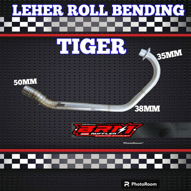 Leher knalpot bending tiger dm 35-38mm leheran roll bending tiger full 35-38mm inlet 50 promo cod pr
