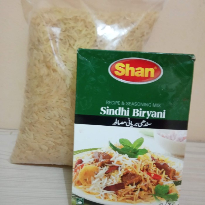 

,,,,,,,] Paket Beras Basmati premim dan Bumbu Biryani dari Shan