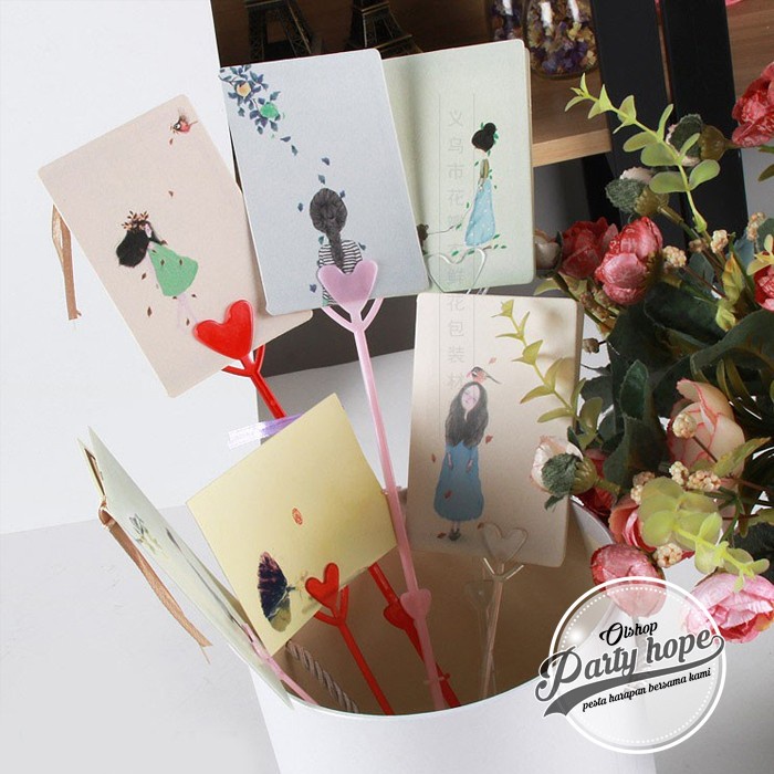 

Stik Klip Kartu Ucapan / Klip Kartu Ucapan BOUQUET / Clip Bunga BOUQUE