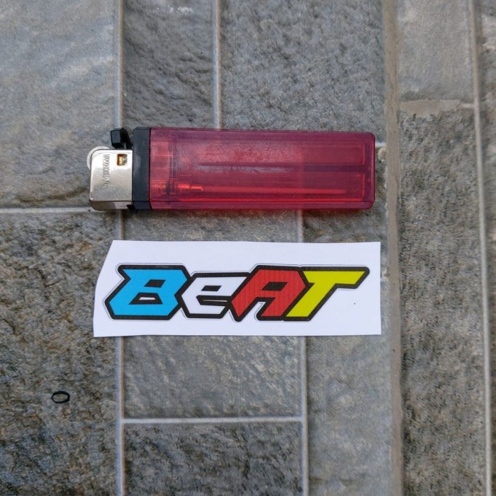 

Terlaris - Stiker Vinyl Beat Kata Thai Look Motor Helm Laptop HP Buku Logo Honda