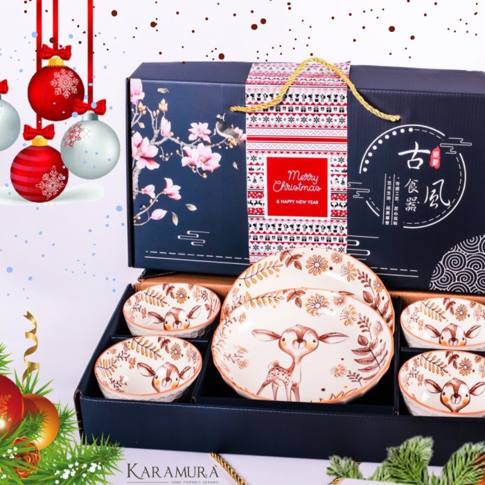 

DISKON MURAH Christmas Hamper Natal Gift/Hampers Christmas piring set BERRY30.JAYA