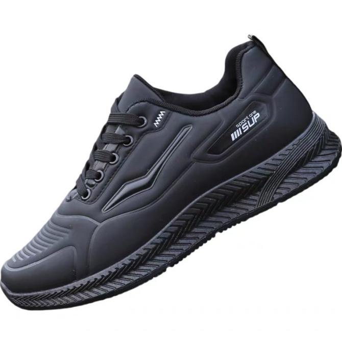 Sepatu Sekolah Hitam Pakai Tali Gio Saverino