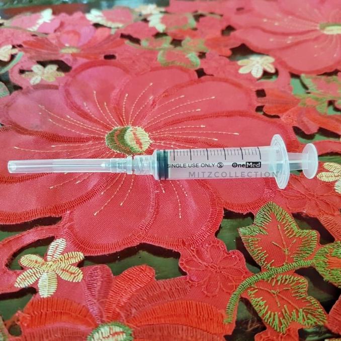 ><><><] Spuid Spuit Suntik Suntikan Disposible Syringe 5ml 5cc ml cc Jarum