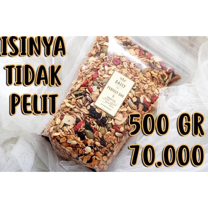 

Granola Roasted 500 gr (Mix Seed & Goji Berry & Raisins) by YDG - Oat