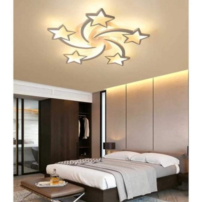 Lampu gantung Plafon Hias Ruang tamu Minimalis LED Bunga Murah Top