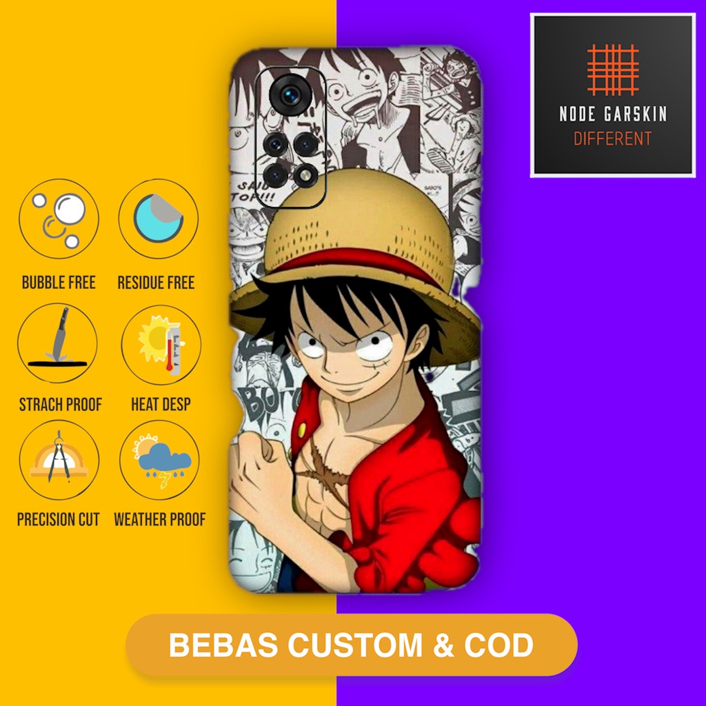Garskin Skin Redmi Note 11 Fullbody Atau Backonly one piece 4 - Vinyl Protector