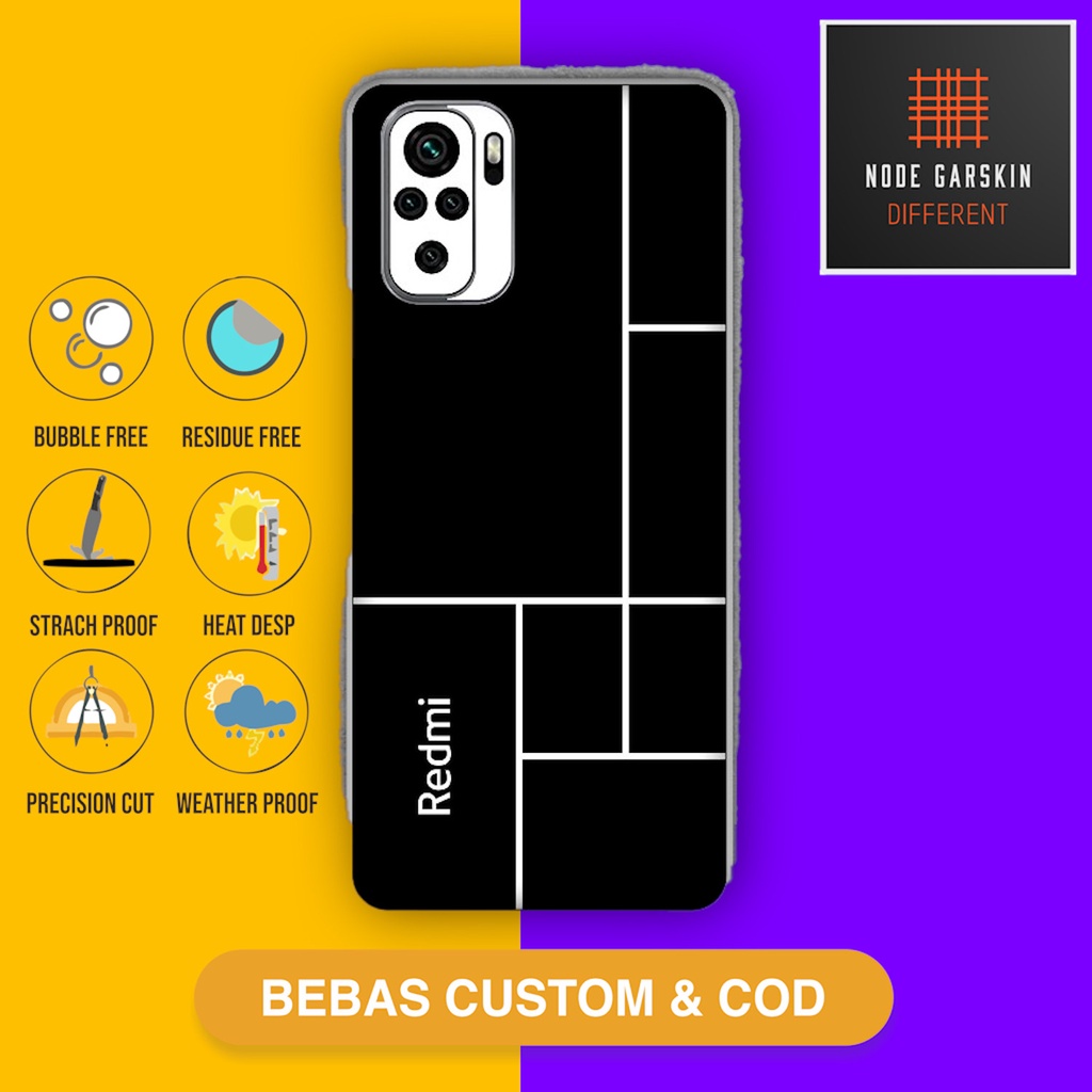 Garskin Skin Redmi Note 10 Fullbody Atau Backonly camon 3 - Vinyl Protector