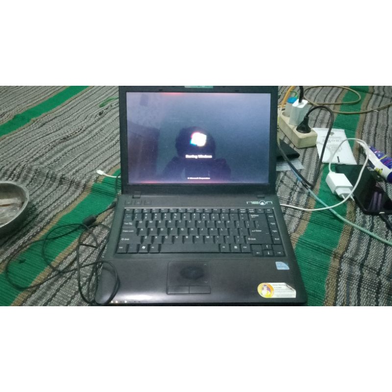 laptop minus, mesin normal