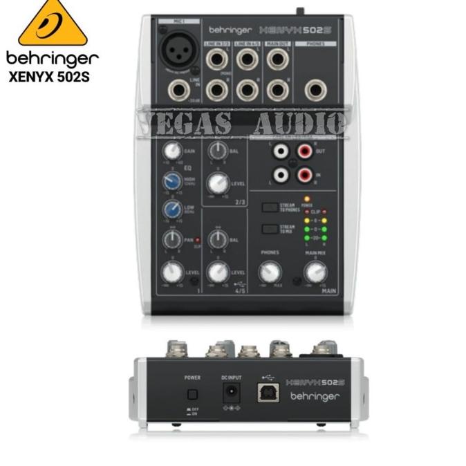 PROMO BEHRINGER XENYX 502S MIXER AUDIO ORIGINAL #ORIGINAL