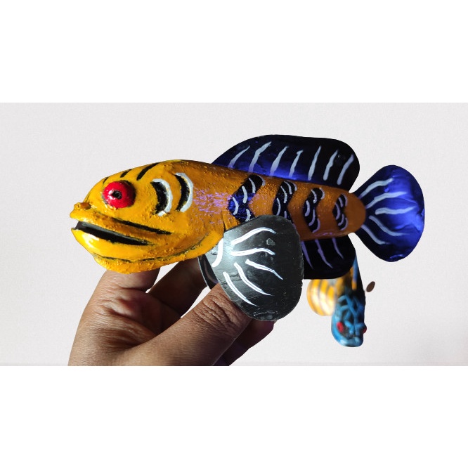 Patung channa boneka penggoda channa YS kayu full color