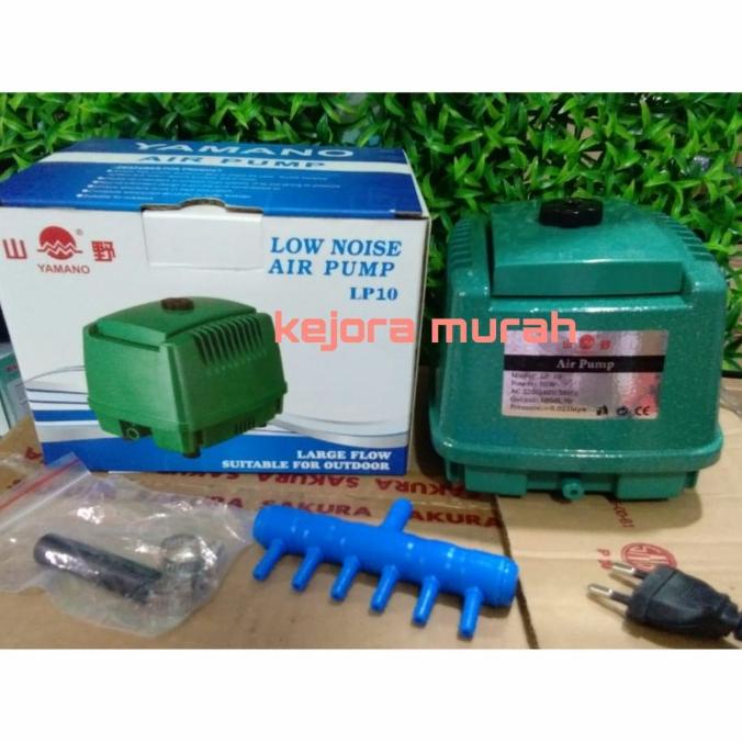 Bagus YAMANO LP 10 LP10 AIR PUMP AERATOR AQUARIUM POMPA UDARA KOLAM BLOWER