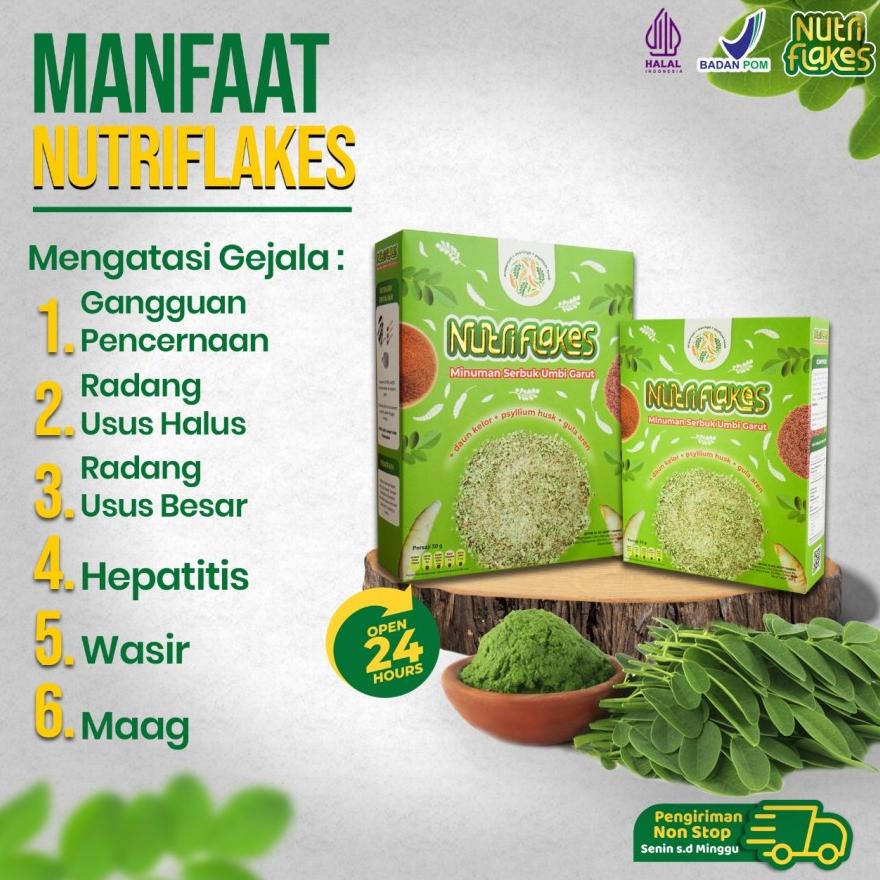 

Miliki - NUTRIFLAKES ORIGINAL - SEREAL SEHAT UNTUK MENGATASI MASALAH LAMBUNG GERD MAAG KRONIS ,.