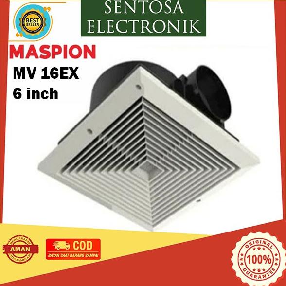 MASPION CEILING EXHAUST FAN PLAFON MV-16 EX 6 INCH FITRIYANTI1210