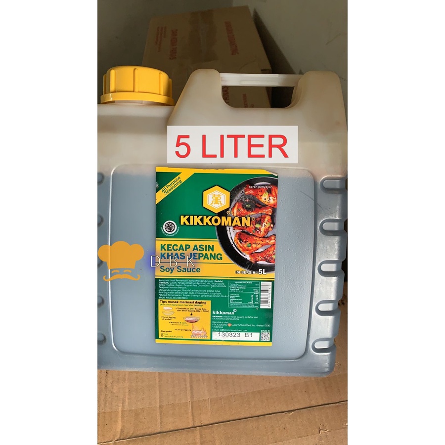 

Kikkoman Soy Sauce 5 Liter Dirigen Halal Ter Kecap Asin Jepang