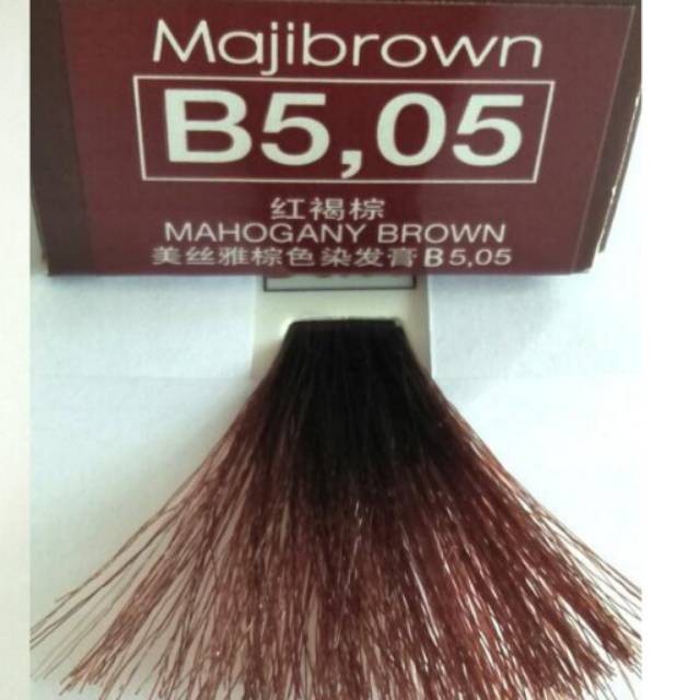 Majibrown B5.05 Mahogany Brown + Oxidant