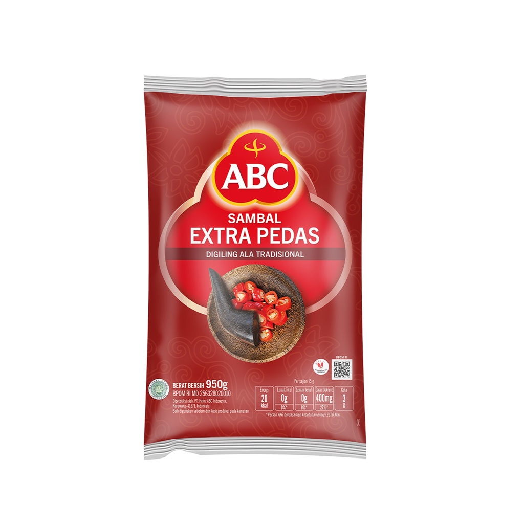 

Abc Saus Sambal Extra Pedas 950 Gr - Multi Pa 6 Pcs