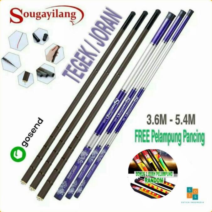 Tegek Joran Merk Sougayilang - Fishing Rod Import