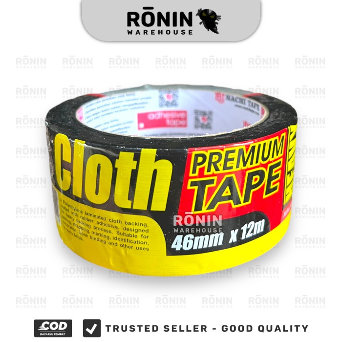 

yang dicari] NACHI Cloth Tape Lakban Isolasi Kain 46 mm 12 m