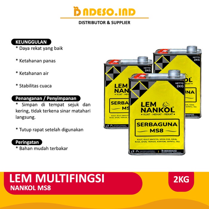 

Lem Kuning Nankol Ms8 - 2Kg