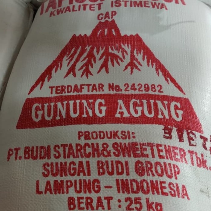 

Populer Tepung Tapioka Sagu Cap bal 25 kg