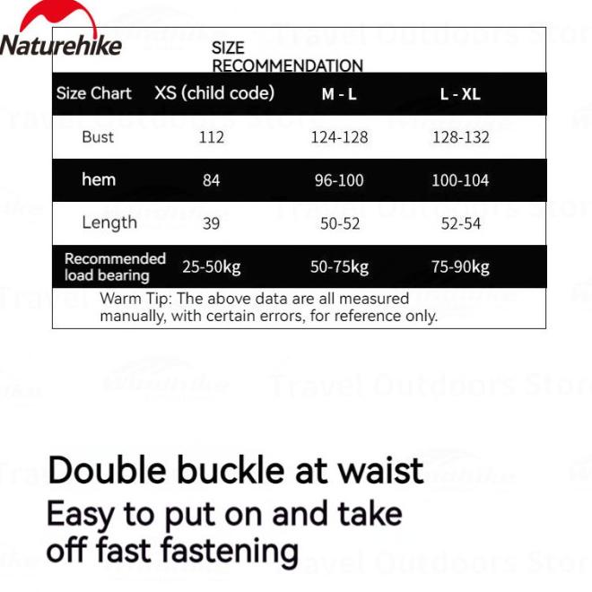 Rompi Pelampung / Life Vest Jacket Naturehike Cnk2300Ss013